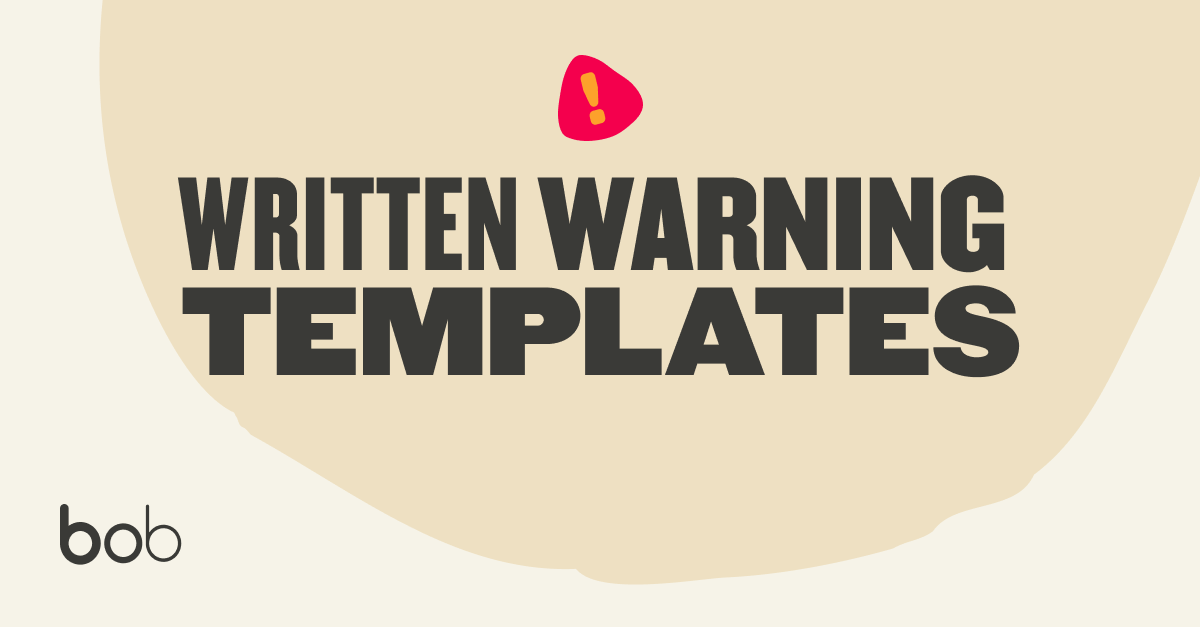 Final Warning Before Dismissal Template